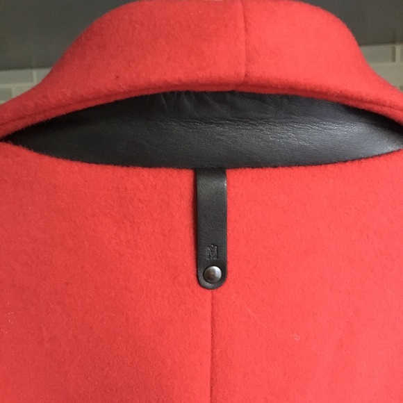Mackage S-Tayla Red Wool Coat - Picture 7 of 13